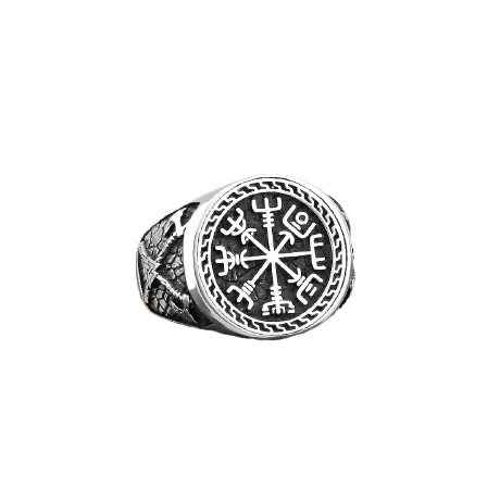 Bague Vegvisir Valknut