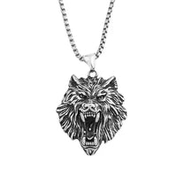 Thumbnail for Collier Viking Loup Odin