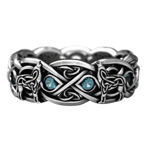 Bague Celtique Loup nordique - Univers Celtique