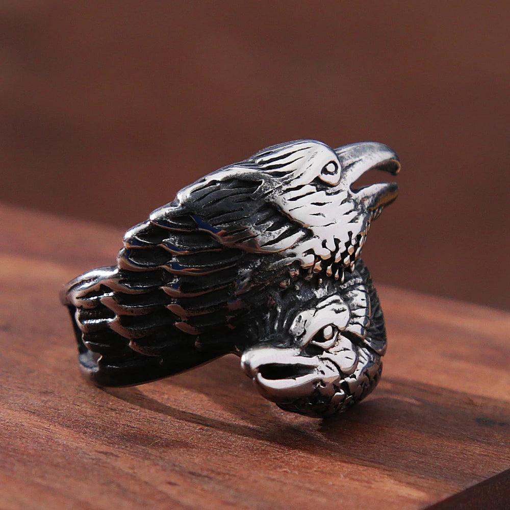 Bague Corbeau Odin - Univers Celtique