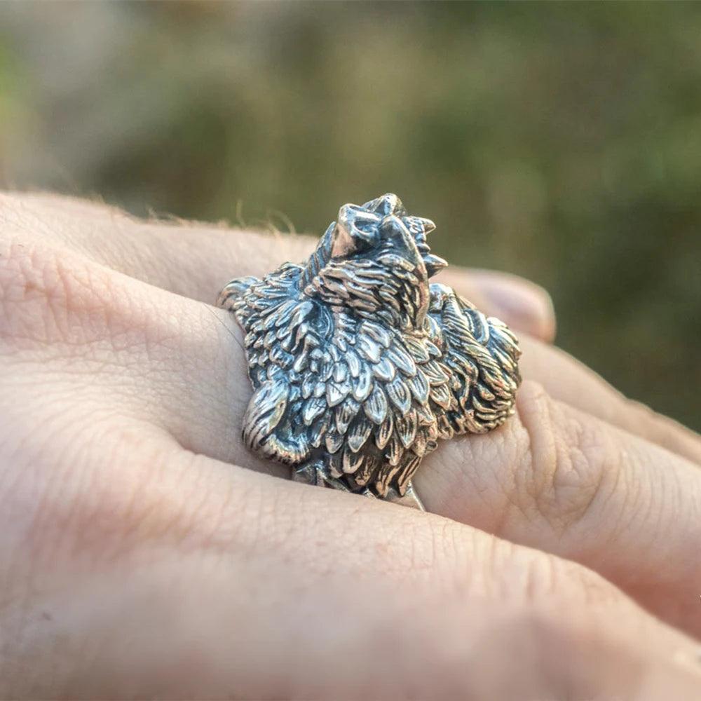 Bague Guerrier Ours Viking - Univers Celtique