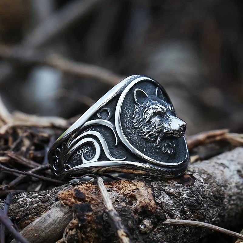 Bague Loup Fenrir - Univers Celtique