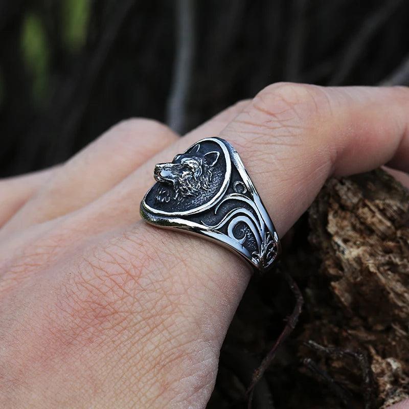 Bague Loup Fenrir - Univers Celtique