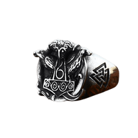 Thumbnail for Bague Mjollnir et Valknut - Univers Celtique