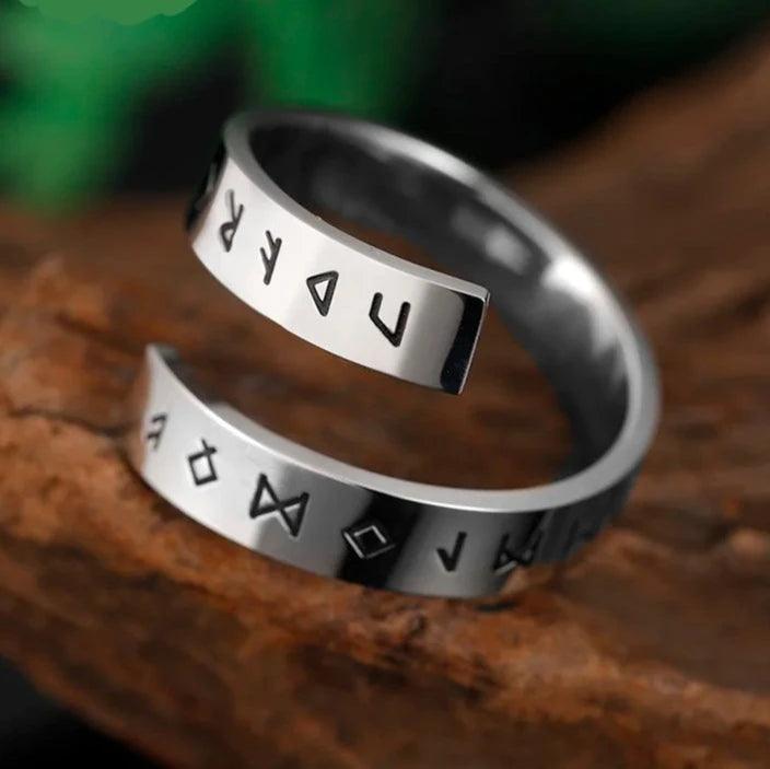 Bague Spirale Futhark - Univers Celtique