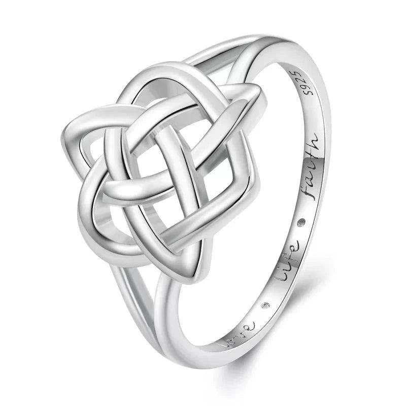 Bague Triquetra Étoile - Univers Celtique