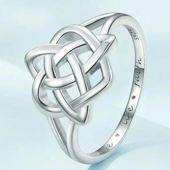 Bague Triquetra Étoile - Univers Celtique