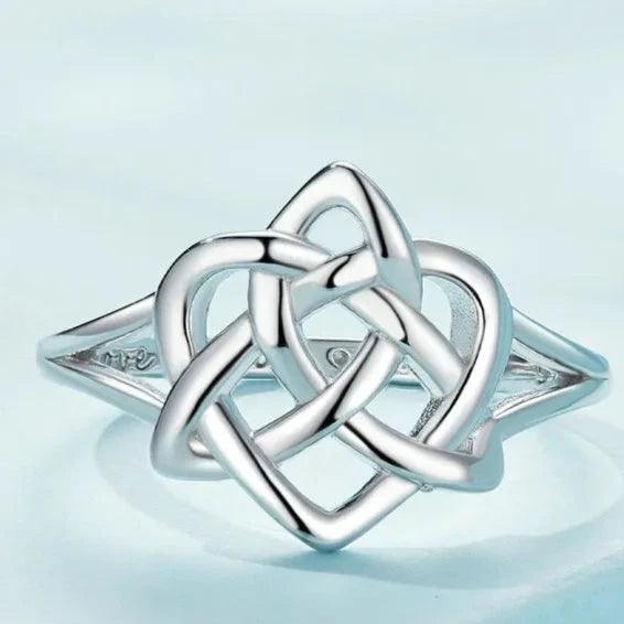 Bague Triquetra Étoile - Univers Celtique