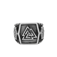 Thumbnail for Bague Valknut Viking - Univers Celtique