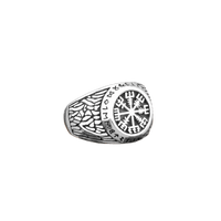 Thumbnail for Bague Vegvisir Runique