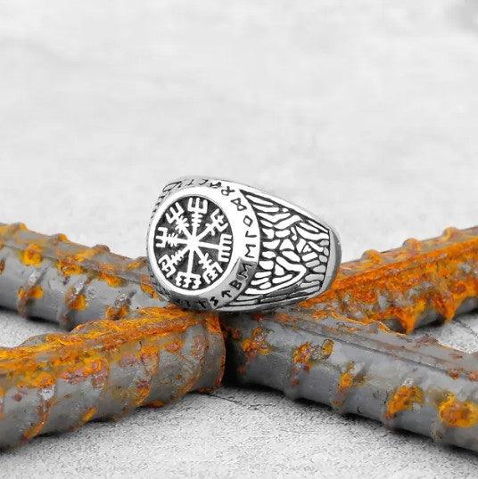 Bague Vegvisir Runique