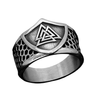 Thumbnail for Bague viking Valknut - Univers Celtique