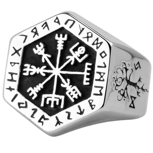 Bague Viking Vegvisir - Univers Celtique