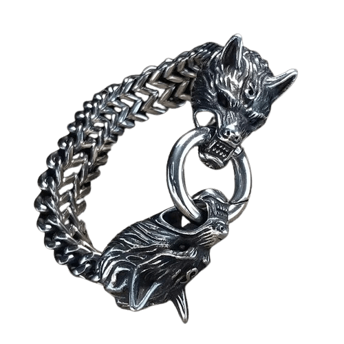 Bracelet Viking Tête de Loup