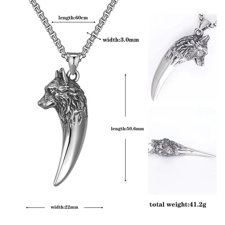 collier loup 