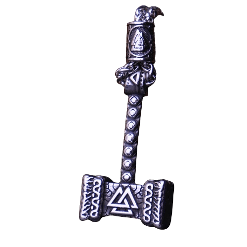 Collier Viking Mjöllnir et Valknut - Univers Celtique